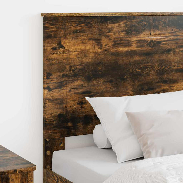 Tăblie cap cu headboard Stejar fumuriu 75 cm Lemn compozit - WALTI WALTI