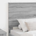 Tăblie cap cu headboard Gri Sonoma 75 cm Lemn compozit - WALTI WALTI