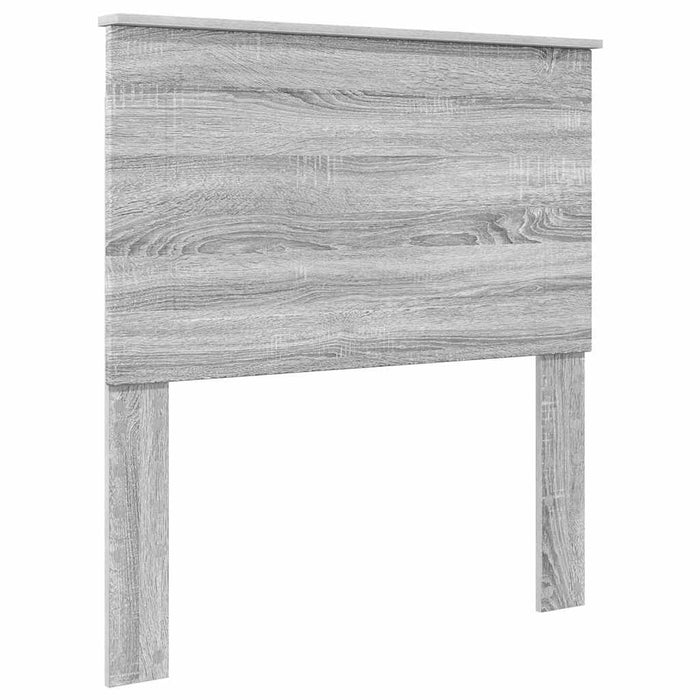Tăblie cap cu headboard Gri Sonoma 75 cm Lemn compozit - WALTI WALTI