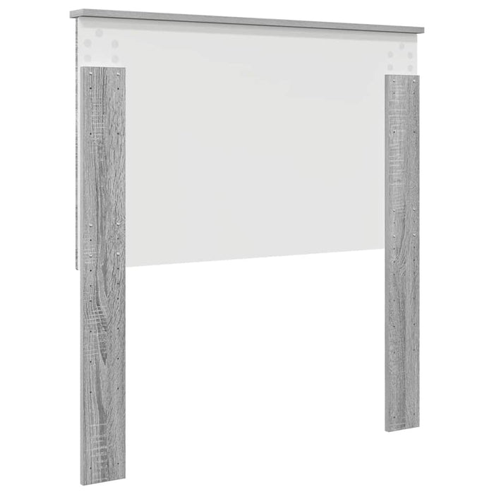 Tăblie cap cu headboard Gri Sonoma 75 cm Lemn compozit - WALTI WALTI