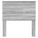 Tăblie cap cu headboard Gri Sonoma 75 cm Lemn compozit - WALTI WALTI