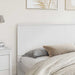 Tăblie cap cu headboard Alb 200 cm Lemn compozit - WALTI WALTI