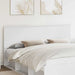 Tăblie cap cu headboard Alb 200 cm Lemn compozit - WALTI WALTI