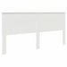 Tăblie cap cu headboard Alb 200 cm Lemn compozit - WALTI WALTI