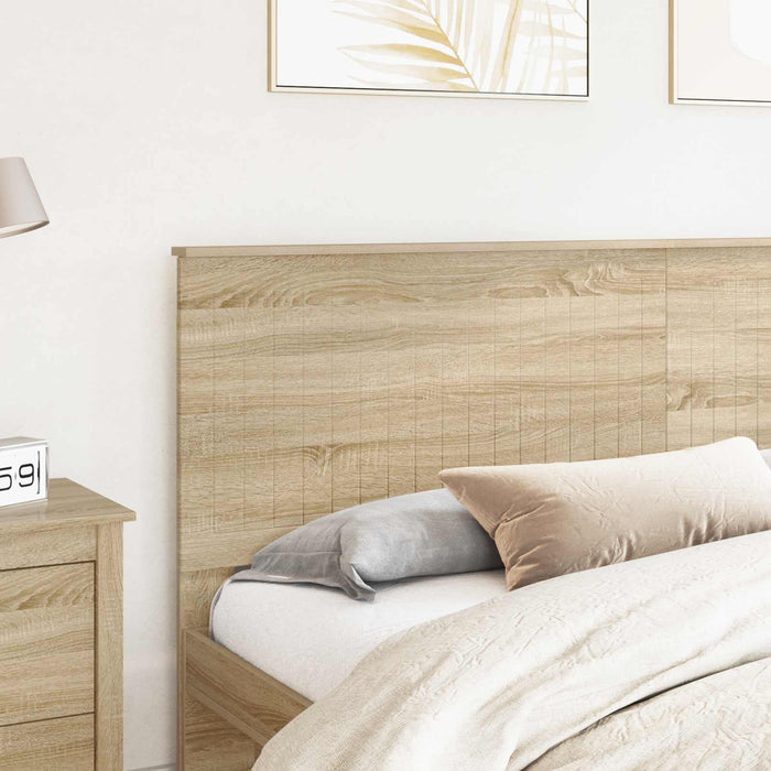 Tăblie cap cu headboard Stejar Sonoma 200 cm Lemn compozit - WALTI WALTI