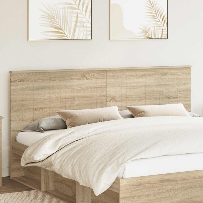 Tăblie cap cu headboard Stejar Sonoma 200 cm Lemn compozit - WALTI WALTI
