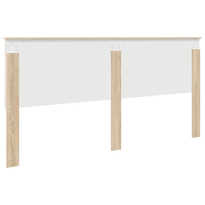 Tăblie cap cu headboard Stejar Sonoma 200 cm Lemn compozit - WALTI WALTI