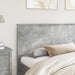 Tăblie cap cu headboard Gri din beton 200 cm Lemn compozit - WALTI WALTI