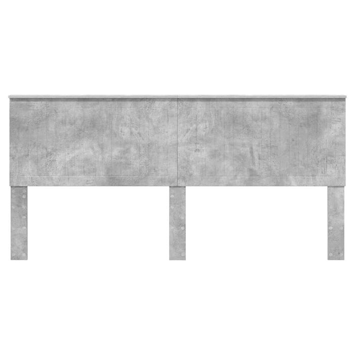 Tăblie cap cu headboard Gri din beton 200 cm Lemn compozit - WALTI WALTI