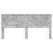 Tăblie cap cu headboard Gri din beton 200 cm Lemn compozit - WALTI WALTI