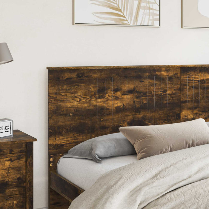 Tăblie cap cu headboard Stejar fumuriu 200 cm Lemn compozit - WALTI WALTI
