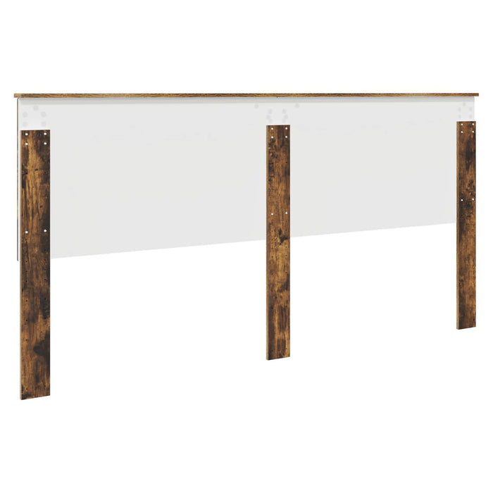Tăblie cap cu headboard Stejar fumuriu 200 cm Lemn compozit - WALTI WALTI