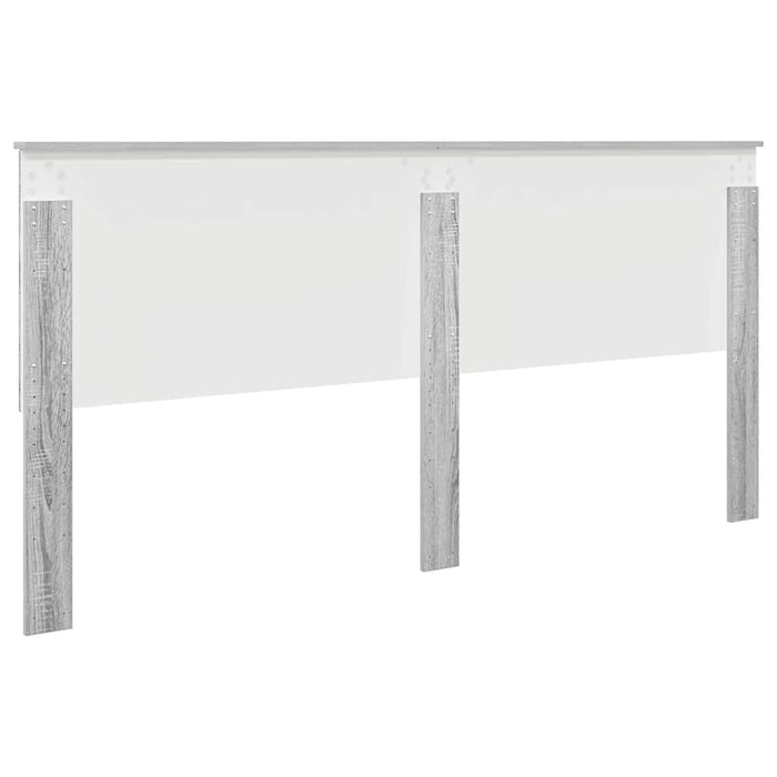 Tăblie cap cu headboard Gri Sonoma 200 cm Lemn compozit - WALTI WALTI