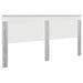 Tăblie cap cu headboard Gri Sonoma 200 cm Lemn compozit - WALTI WALTI