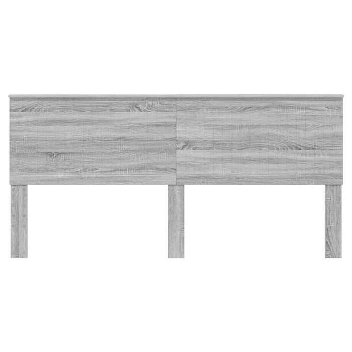 Tăblie cap cu headboard Gri Sonoma 200 cm Lemn compozit - WALTI WALTI