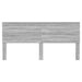Tăblie cap cu headboard Gri Sonoma 200 cm Lemn compozit - WALTI WALTI