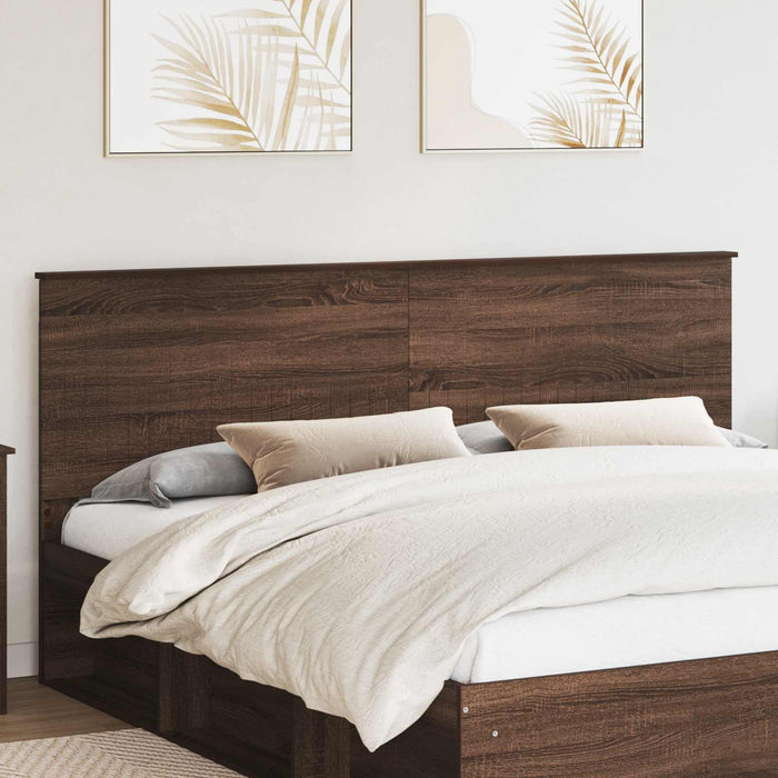 Tăblie cap cu headboard Stejar închis 200 cm Lemn compozit - WALTI WALTI