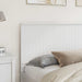 Tăblie cap cu headboard Alb 180 cm Lemn compozit - WALTI WALTI