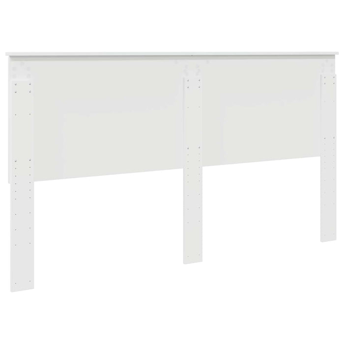 Tăblie cap cu headboard Alb 180 cm Lemn compozit - WALTI WALTI
