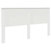 Tăblie cap cu headboard Alb 180 cm Lemn compozit - WALTI WALTI