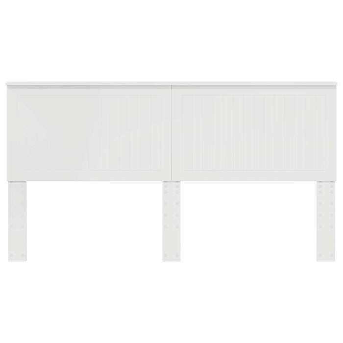 Tăblie cap cu headboard Alb 180 cm Lemn compozit - WALTI WALTI