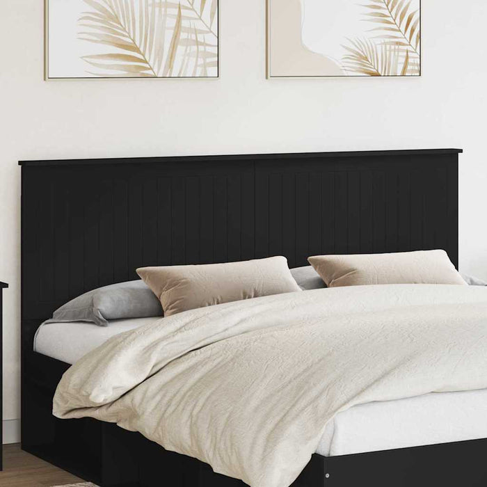 Tăblie cap cu headboard Stejar Negru 180 cm Lemn compozit - WALTI WALTI