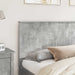 Tăblie cap cu headboard Gri din beton 180 cm Lemn compozit - WALTI WALTI