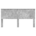 Tăblie cap cu headboard Gri din beton 180 cm Lemn compozit - WALTI WALTI