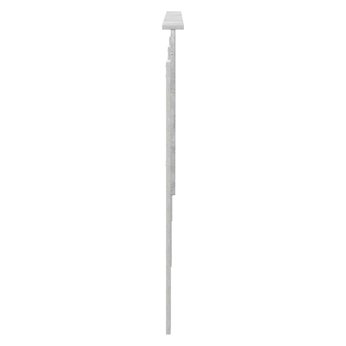 Tăblie cap cu headboard Gri din beton 180 cm Lemn compozit - WALTI WALTI