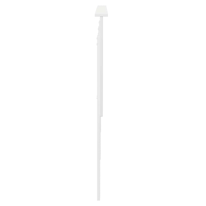 Tăblie cap cu headboard Alb Lucios 180 cm Lemn compozit - WALTI WALTI