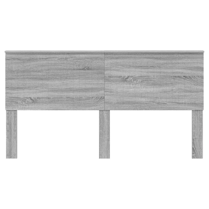 Tăblie cap cu headboard Gri Sonoma 180 cm Lemn compozit - WALTI WALTI
