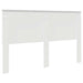 Tăblie cap cu headboard Alb 160 cm Lemn compozit - WALTI WALTI
