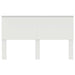 Tăblie cap cu headboard Alb 160 cm Lemn compozit - WALTI WALTI