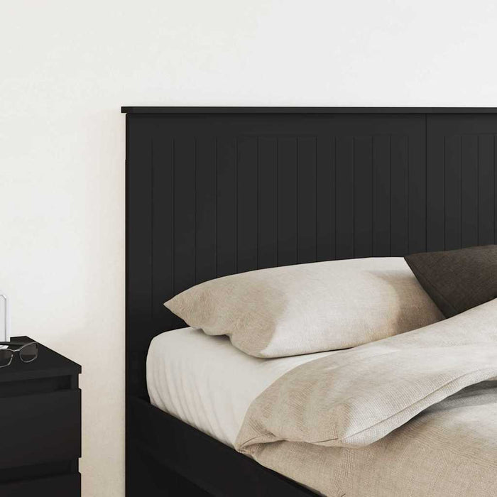 Tăblie cap cu headboard Stejar Negru 160 cm Lemn compozit - WALTI WALTI