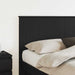 Tăblie cap cu headboard Stejar Negru 160 cm Lemn compozit - WALTI WALTI