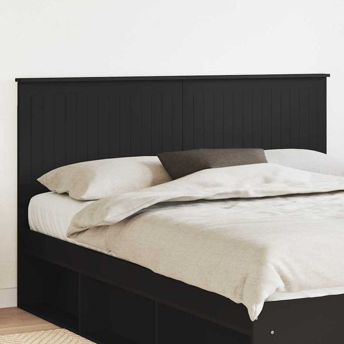 Tăblie cap cu headboard Stejar Negru 160 cm Lemn compozit - WALTI WALTI