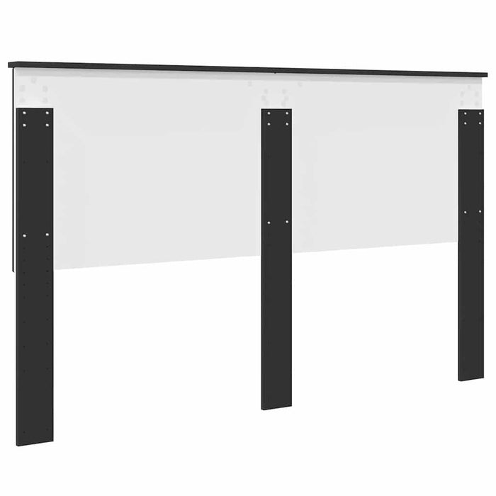 Tăblie cap cu headboard Stejar Negru 160 cm Lemn compozit - WALTI WALTI