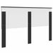 Tăblie cap cu headboard Stejar Negru 160 cm Lemn compozit - WALTI WALTI