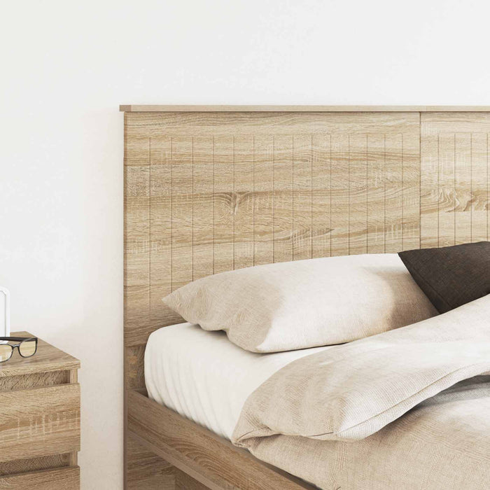 Tăblie cap cu headboard Stejar Sonoma 160 cm Lemn compozit - WALTI WALTI