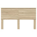 Tăblie cap cu headboard Stejar Sonoma 160 cm Lemn compozit - WALTI WALTI