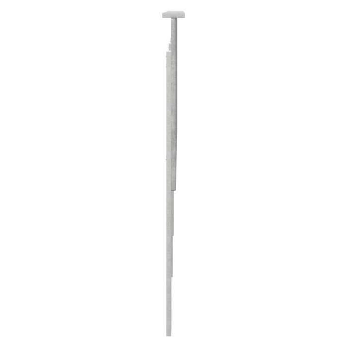 Tăblie cap cu headboard Gri din beton 160 cm Lemn compozit - WALTI WALTI