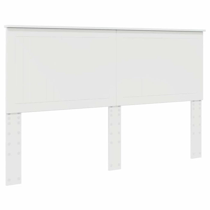 Tăblie cap cu headboard Alb Lucios 160 cm Lemn compozit - WALTI WALTI