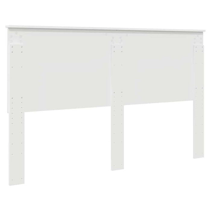 Tăblie cap cu headboard Alb Lucios 160 cm Lemn compozit - WALTI WALTI