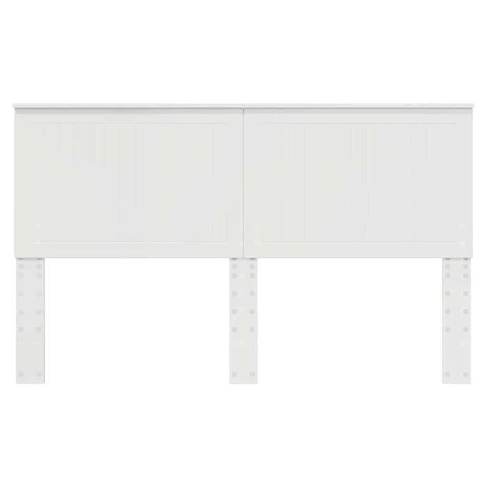 Tăblie cap cu headboard Alb Lucios 160 cm Lemn compozit - WALTI WALTI