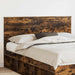 Tăblie cap cu headboard Stejar fumuriu 160 cm Lemn compozit - WALTI WALTI