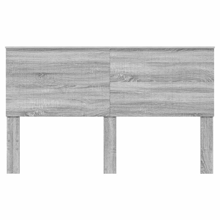 Tăblie cap cu headboard Gri Sonoma 160 cm Lemn compozit - WALTI WALTI
