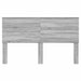 Tăblie cap cu headboard Gri Sonoma 160 cm Lemn compozit - WALTI WALTI