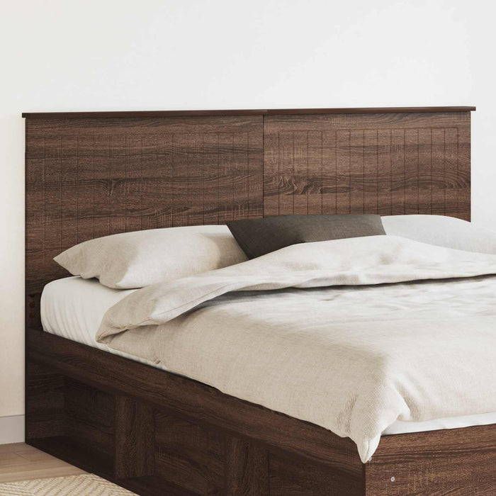 Tăblie cap cu headboard Stejar închis 160 cm Lemn compozit - WALTI WALTI