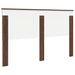 Tăblie cap cu headboard Stejar închis 160 cm Lemn compozit - WALTI WALTI
