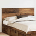 Tăblie cap cu headboard Lemn Vechi 160 cm Lemn compozit - WALTI WALTI